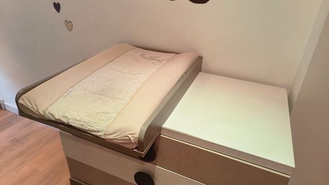 Cambiador bebé - marrón