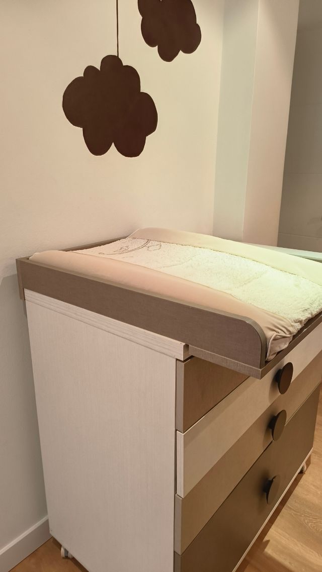 Cambiador bebé - marrón