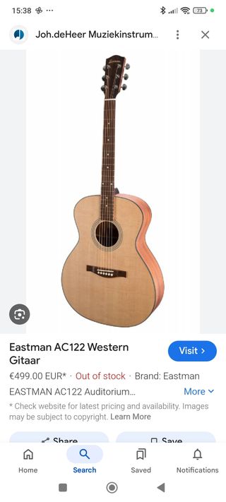 Guitarra Acústica Eastman AC122