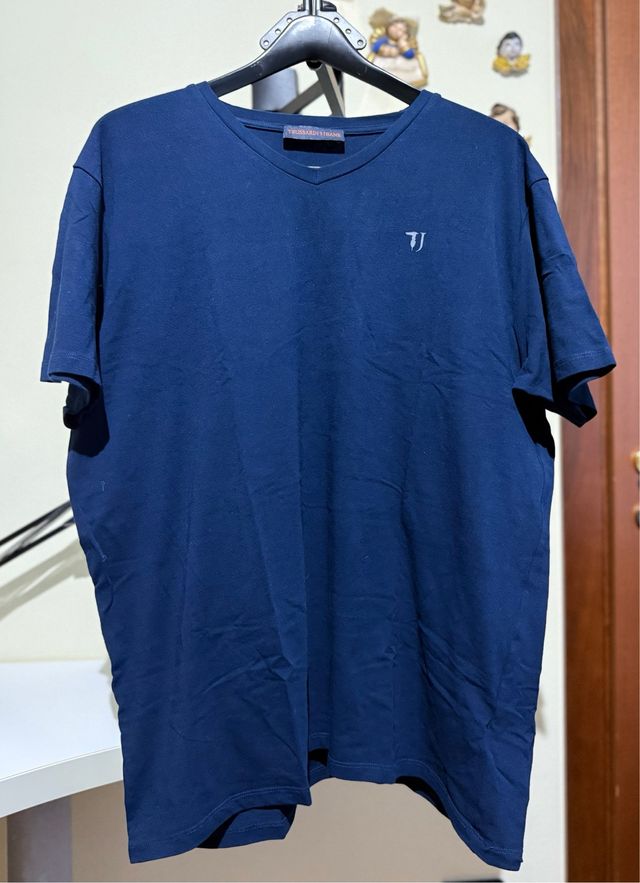 T-Shirt blu Trussardi Jeans