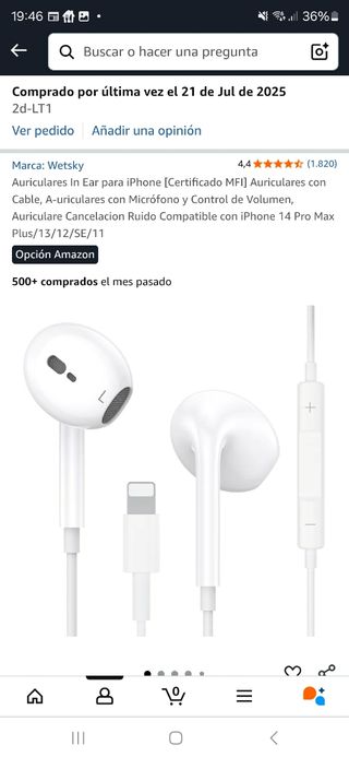 Auriculares Wetsky con cable