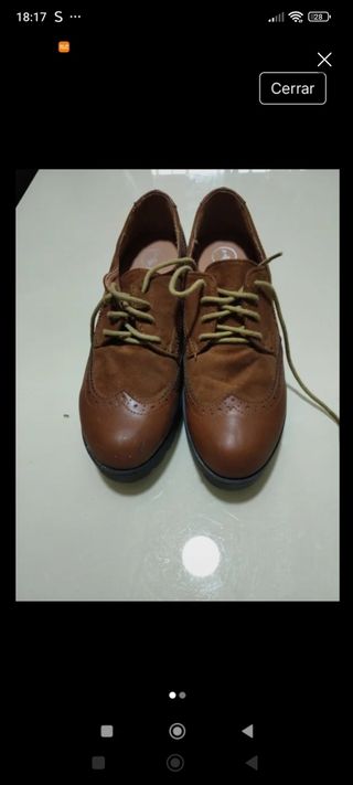 Zapatos marrones de ante