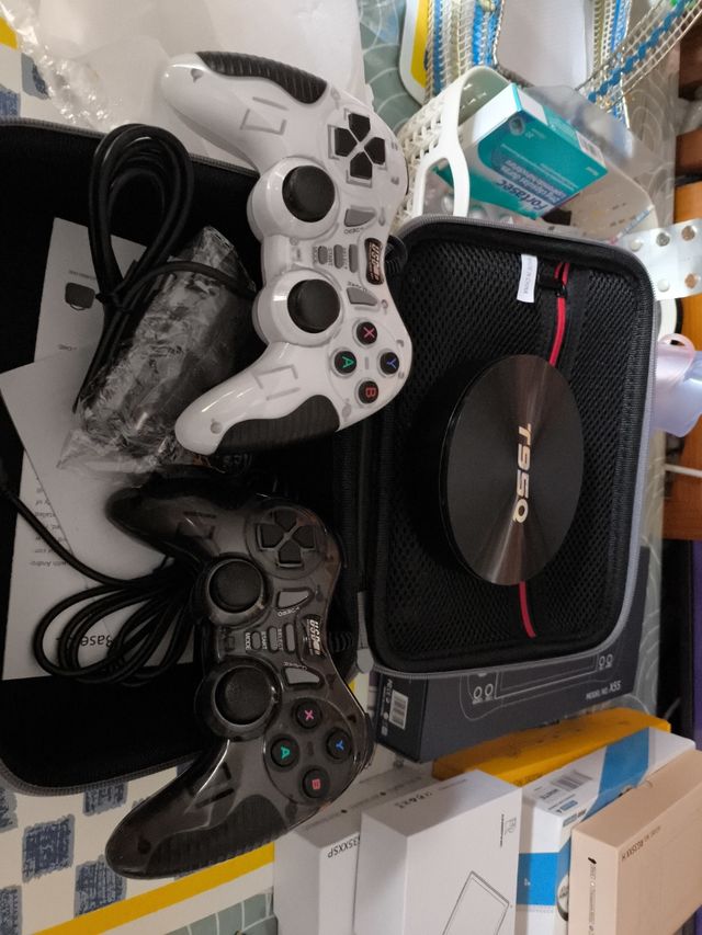 T95Q TV Box 512GB juegos 2 mandos