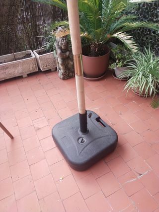 Sombrilla jardin paja - Paraso