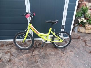 Bici para niño o niña de 16 pulgadas