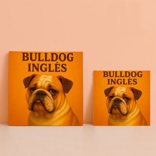Azulejo Bulldog Inglés decoración pared