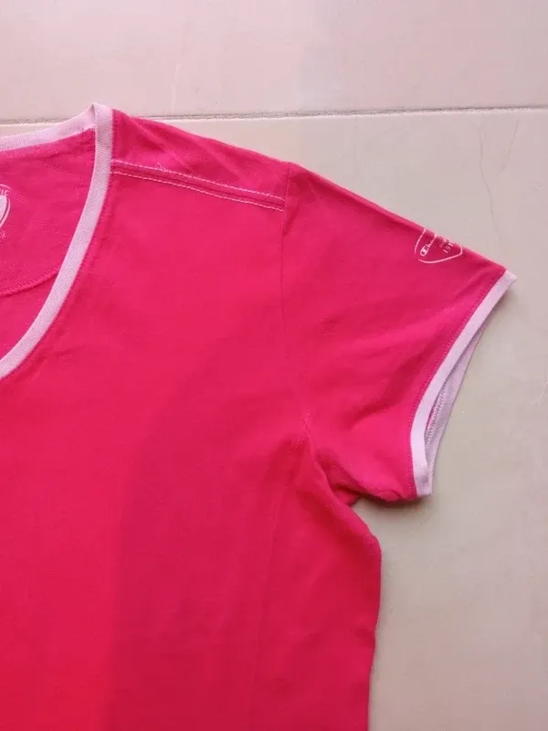 Camiseta Champion fucsia mujer