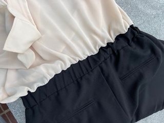 Mono La Chapelle beige y negro - M