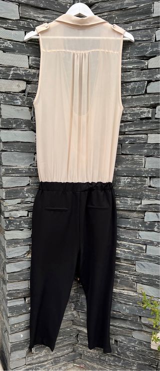 Mono La Chapelle beige y negro - M