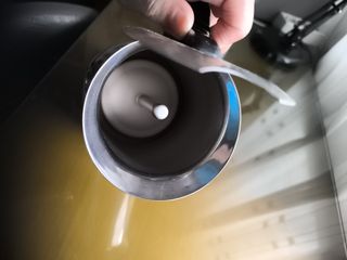 Cafetera italiana acero inoxidable de nueve tazas 