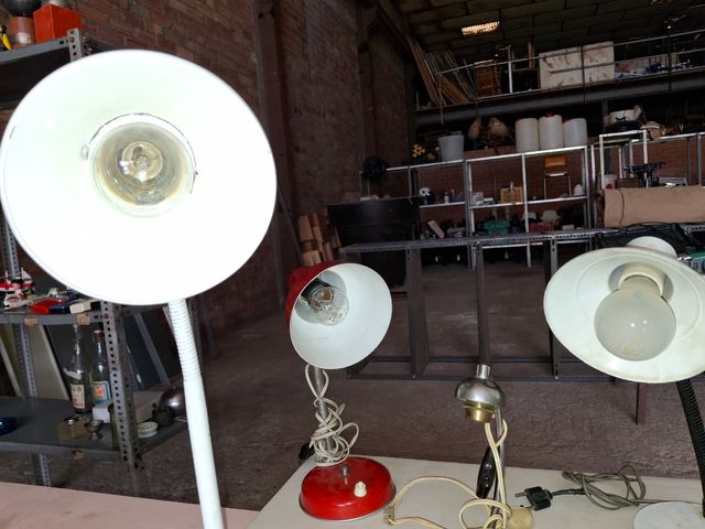 Lámparas escritorio vintage AR