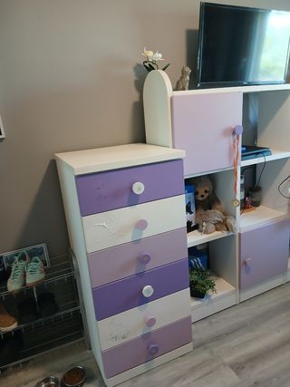 Cama nido infantil - juvenil.Regalo colchón,silla.
