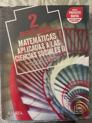 Matemáticas aplicadas a las Ciencias Sociales II.