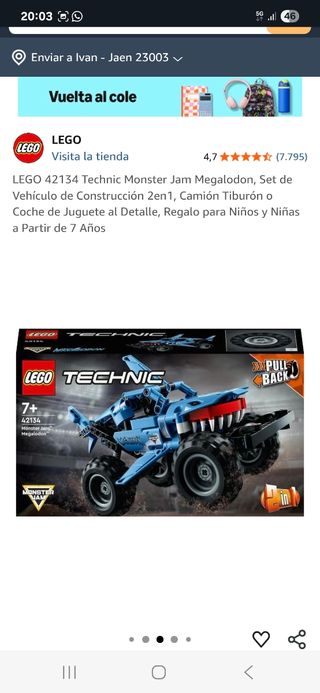 LEGO Technic Monster Jam Megalodon 42134