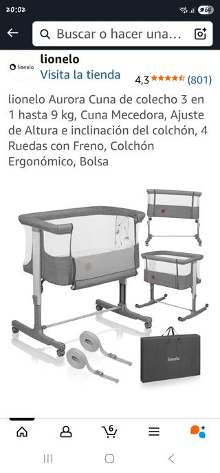 Minicuna colecho Lionelo Aurora