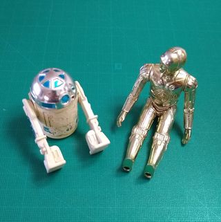 STAR WARS: C3PO & R2D2 figuras