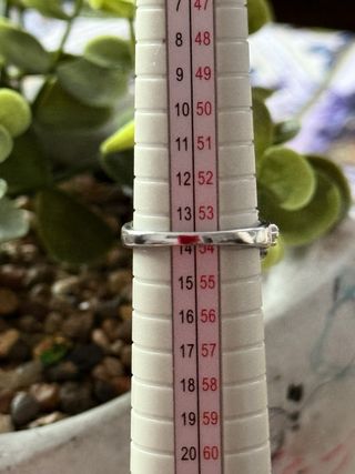 Anillo perlas circonitas plata