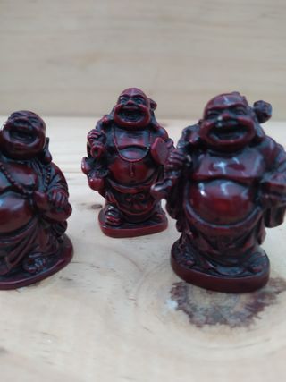 3 Budas Sonrientes Decoración