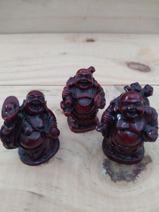 3 Budas Sonrientes Decoración
