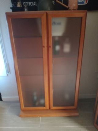 Vitrina madera cristal - Mueble
