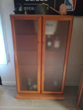 Vitrina madera cristal - Mueble
