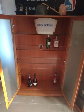 Vitrina madera cristal - Mueble