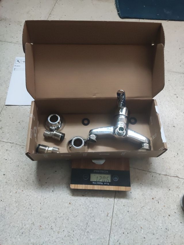 Grifo ducha Roca monomando - plata