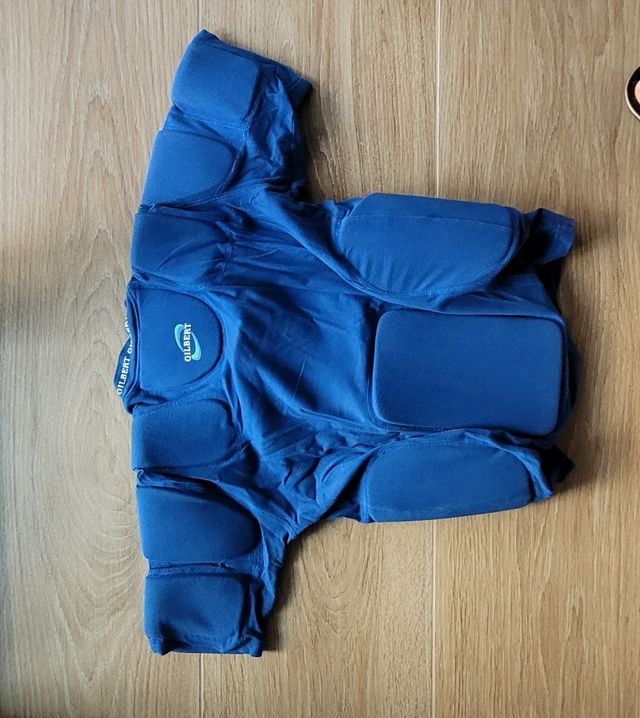 Camiseta rugby Gilbert con protecciones