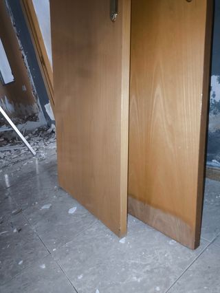 Puertas roble macizo - 6 unidades