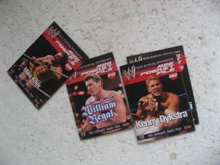 Cromos sueltos WWE Mini Pocket File World Wrestlin