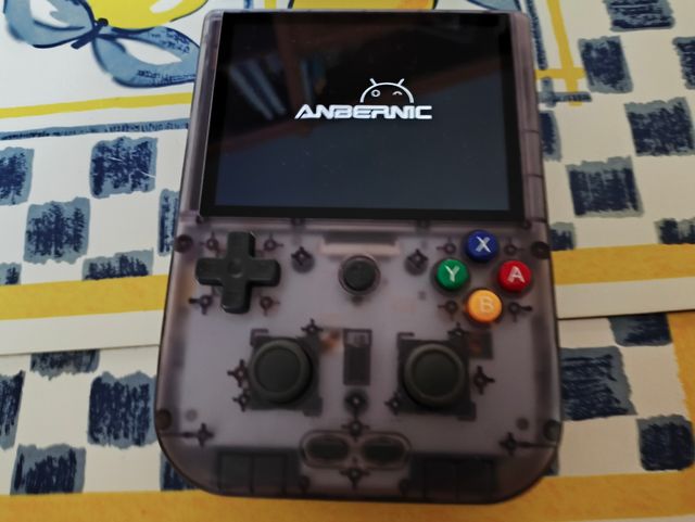 Anbernic RG405V 128GB - Gris/Morado