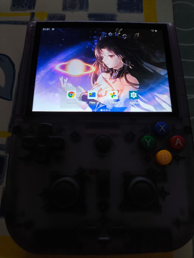 Anbernic RG405V 128GB - Gris/Morado