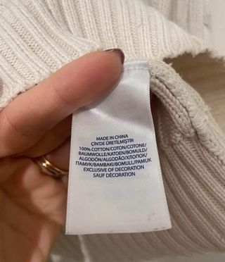 Suéter Polo Ralph Lauren crema M
