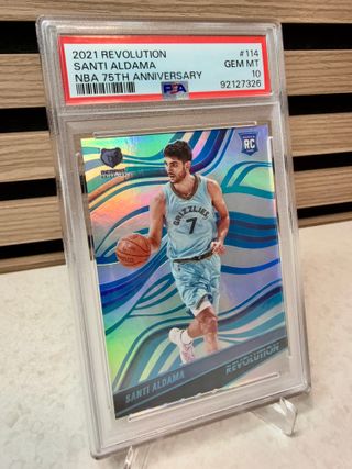 Cromo 2021 Santi Aldama #114 en PSA 10