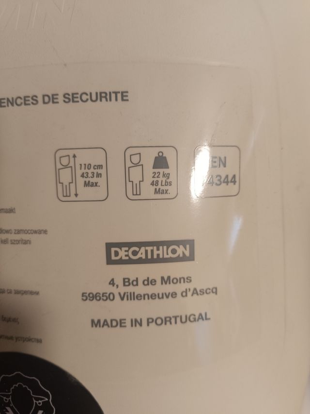 Asiento bicicleta niñ@