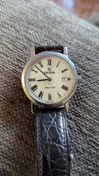 Reloj Kronos - Pulsera negra