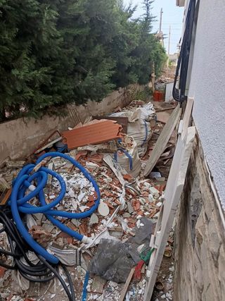 Retirada de escombros
