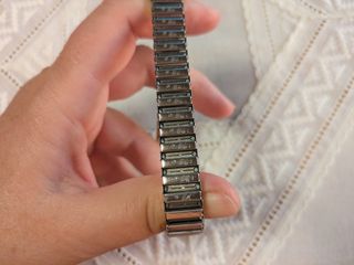 Brazalete Swarovski dorado con cristales