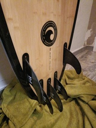 Tabla surf bambú carbono