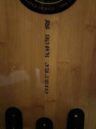 Tabla surf bambú carbono