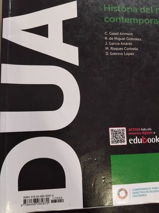 HISTORIA DEL MON CONTEM.. 1 bachillerato (LC+QA+DI