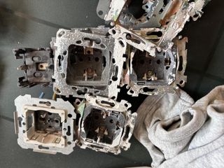 Interruptores y enchufe Siemens Gris/ocre