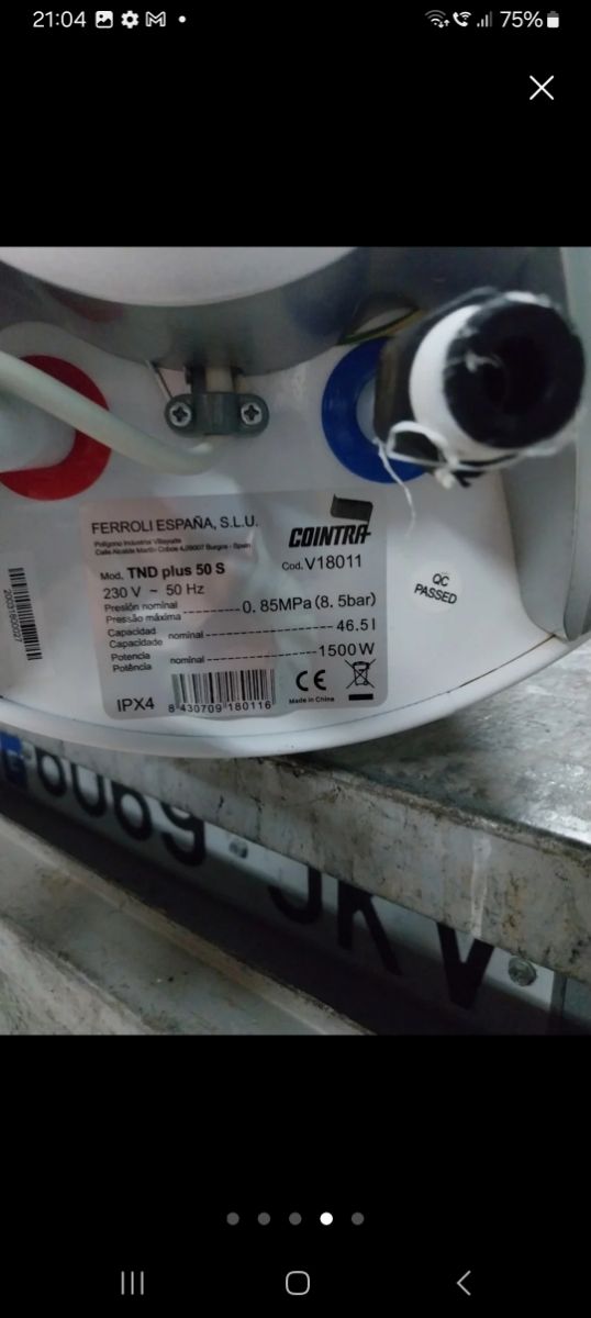 Termo eléctrico Cointra - Como nuevo