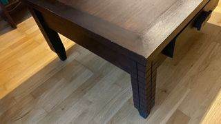 Mesa centro madera marrón