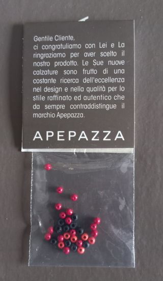 Infradito Apepazza di camoscio rosso con perline