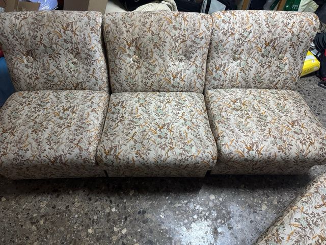 4 Sillones Vintage - Beige/Marrón