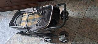 Carrito paseo perro gris