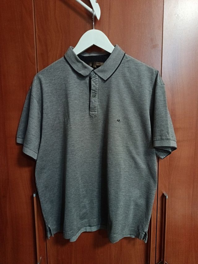 Polo Antonio Miro gris -XXL 