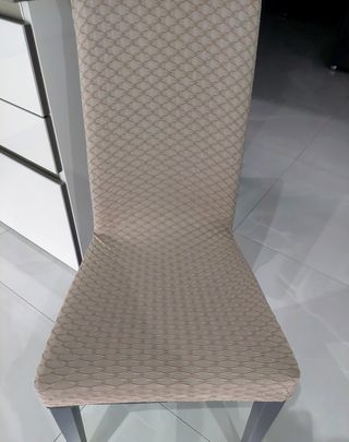 Coprisedia Beige in Tessuto  