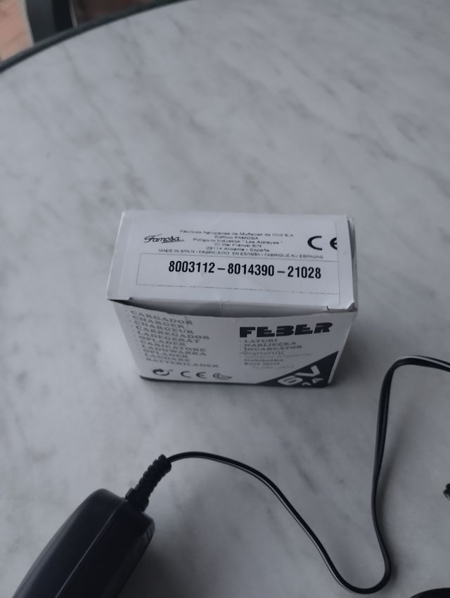 Cargador Batería Feber 6V